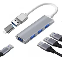 Comprar Adaptador usb Gitifo multi usb conector usb hub adaptador 4 en 1 multi puerto delgado de 4 puertos usb 3.0 5gbps Typec para laptop pc