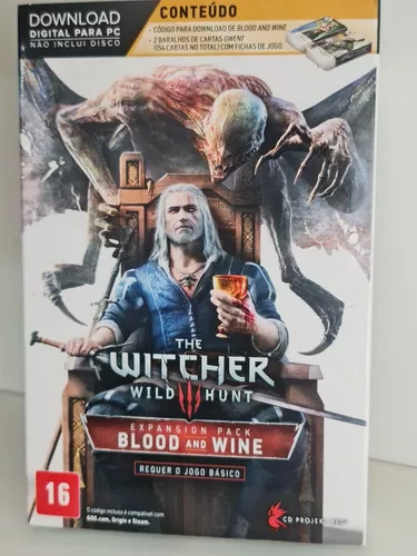 Jogo The Witcher 3 Wild Hunt Expansão Blood And Wine Ps4