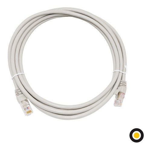 Imagen 1 de 9 de Cable De Red Utp Patchcord 2 Metros Rj45 Cat5e
