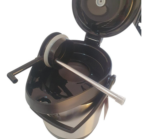 Garrafa Térmica 5 Litros Inox Mantem Quente Frio C/ Alavanca