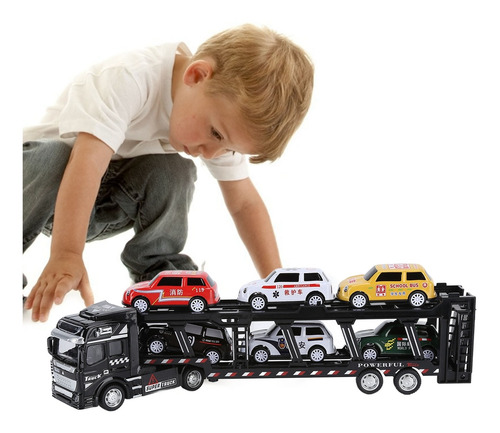 Transportín De Camiones De Transporte Para Niños, Modelo De