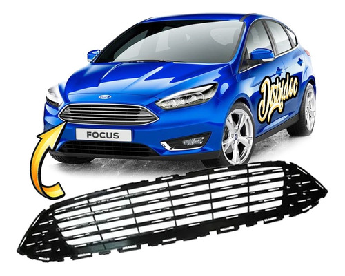 Parrilla Grilla Central De Paragolpe Ford Focus 2015/