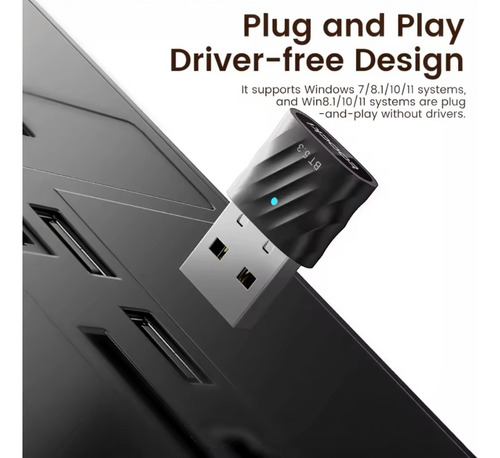 Adaptador Bluetooth Receptor 5.3 Para Computador Notebook