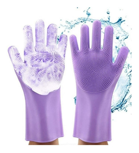 Guantes De Silicona Multiusos Para Limpiar Y Lavar