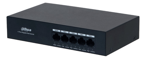 Switch Dahua com 4 portas Gigabit PoE, 1 Rj45 10/100/1000mbp DH-PFS3005-4GT-36