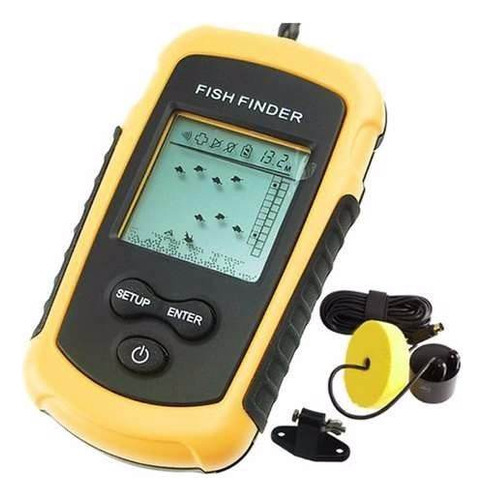 Sonar Portátil Com Sonda Ultra-sônica Para Pesca Fish Finder