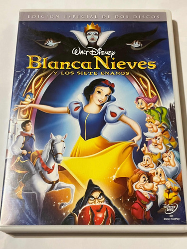 Set 2 Dvd Pelicula Disney Blancanieves Y Los Siete Enanitos