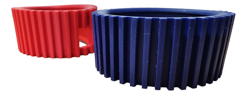 Protector Goma Manometros Alta Baja Azul Rojo Mastercool