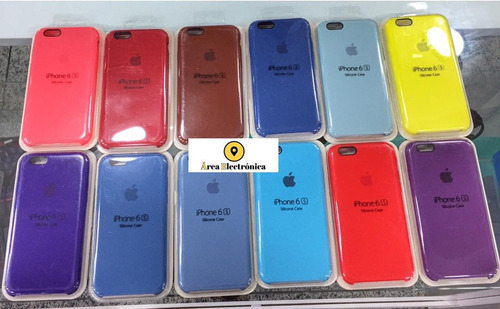 Imagen 2 de 3 de Silicone Case Apple Forro Para Celular iPhone 6s Teléfono
