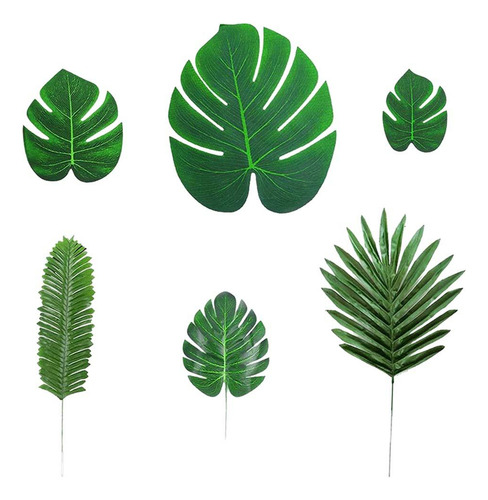 Plantas Tropicales Frondas De Palma Sintética Para La 84pcs
