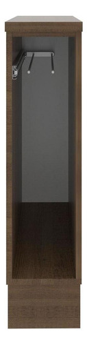 Gabinete Porta-toallas Cocinas Madesa Glamy Con Tarja Mm Color Rustic