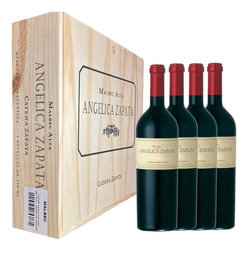 Vino Angelica Zapata Malbec Alta 750 Ml Caja X 4 - Catena