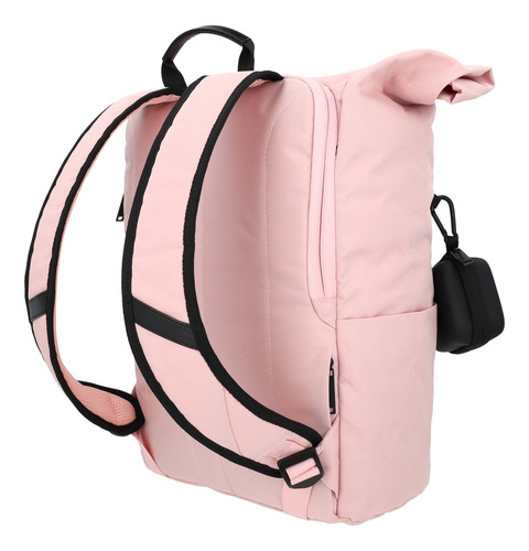 Mochila Ejecutiva Airpack Portalaptop Adventure Bound Color Rosa Diseño De La Tela Lisa