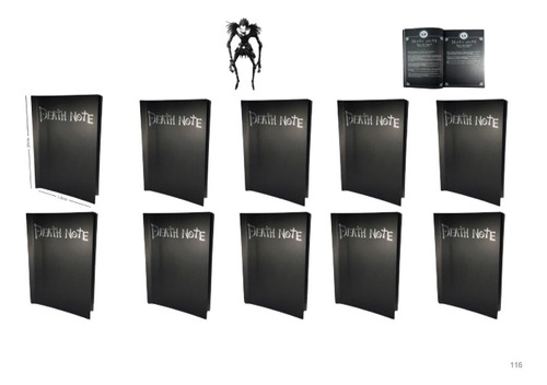 Libreta  Death Note Chica Lote De 10