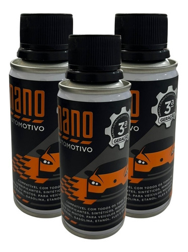 Nano Automotivo Kit 3 Unidades Original - 120ml