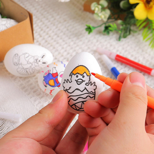 Cbq Huevos De Pascua Diy Pintura Artesanía Huevos Rellenos