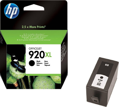 Cartucho Hp 920 Xl Cd975al Original De Tinta Negra 7500