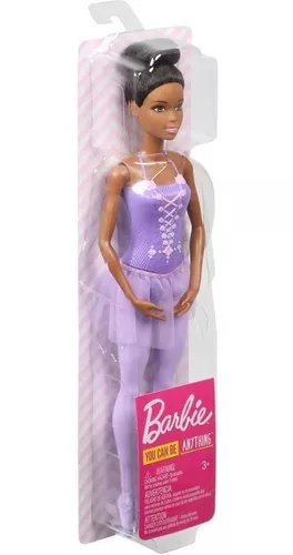 Boneca Menina Barbie Negra Quero Ser Bailarina Original