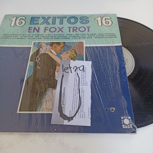 15 Exitos En Fox Trot Lp Vinil De Coleccion Discos Oasis Va 