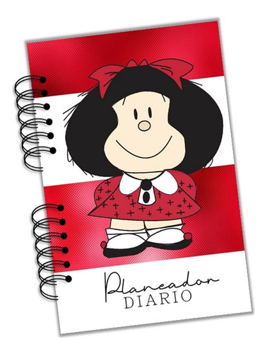 Agenda Mafalda Planeador Diario Perpetuo 420 Pags Sin Fecha
