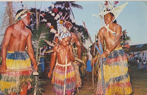 Antigua Postal Ceremonia Indígena Isla Pacífico 1971 P02/ 17