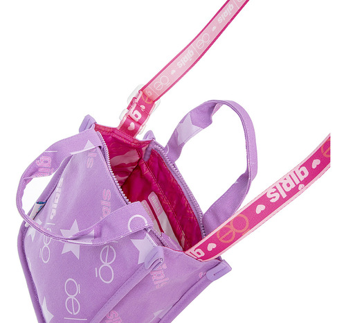 Bolsa Niñas Tote Cloe Naccyl Mediano Color Lila