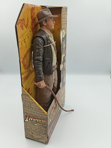 Indiana Jones Con Látigo De Acción.