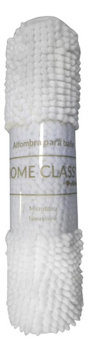Alfombra De Baño Rectangular Antideslizante 40x60cm Blanca