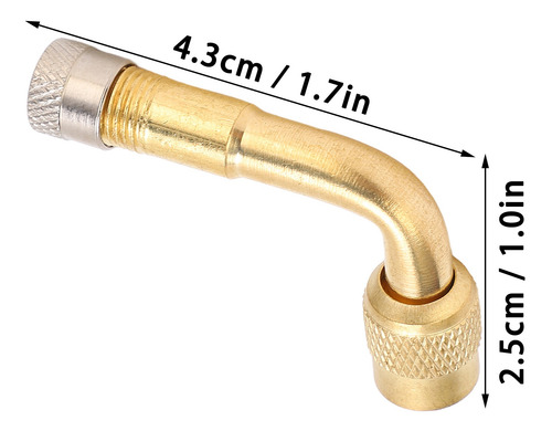 Adaptador De Válvula De Válvula Curva De 90 Grados De Extens