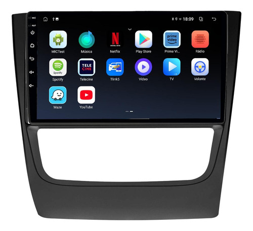 Central Multimidia Gol G6 Saviero Android 13 2gb Carplay 9p