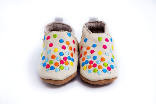 Imagen 1 de 9 de Suabs, Confetti Beige. Zapatos Para Bebé Niña. 