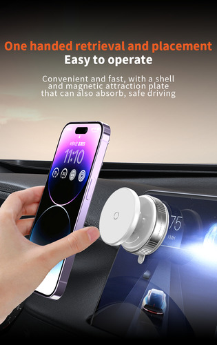 Soporte Magnético Para Teléfono De Coche Tipo Adsorción