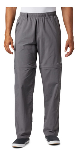 Pantalón Convertible Para Hombre, Color Gris Ciud.