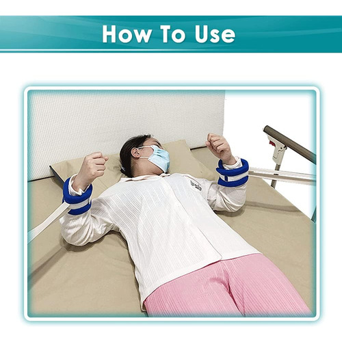 Ml 4 Sujeciones De Cama For Ancianos Correas Sujeción