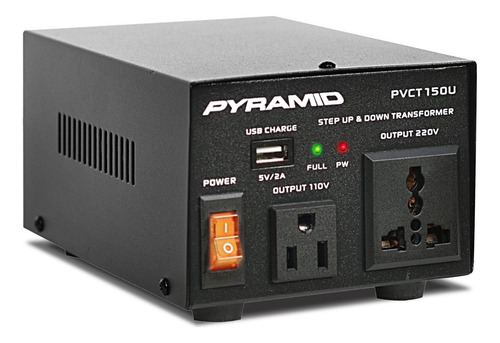 Transformador De Voltaje De 50 Vatios Pyramid Pvct150u