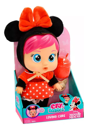 Muñeca Disney Cry Babies Loving Care Minnie Mouse Lagrimas