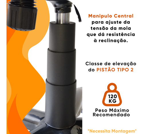 Cadeira Gamer Escritório Ergonômica Viva Game Kron Preto