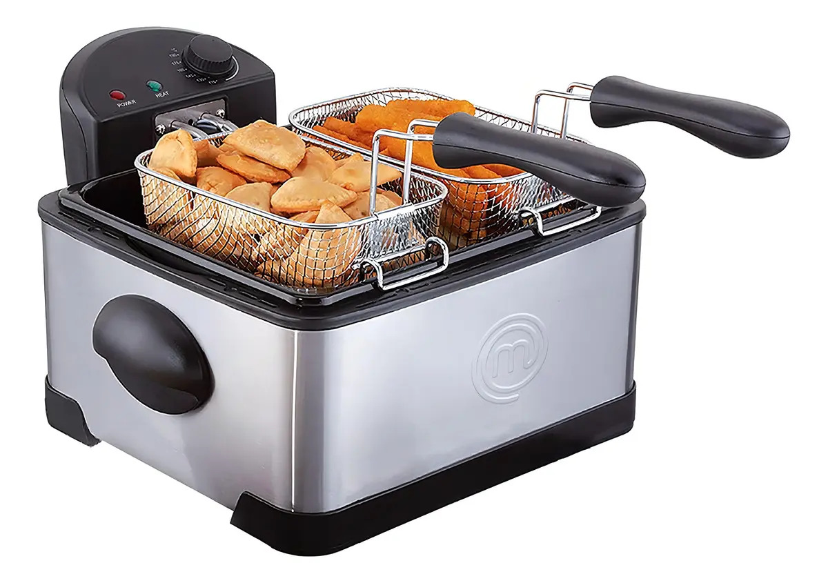 Freidora MasterChef® by Hukën® MK-DF-4SSV2 4L acero inoxidable 1