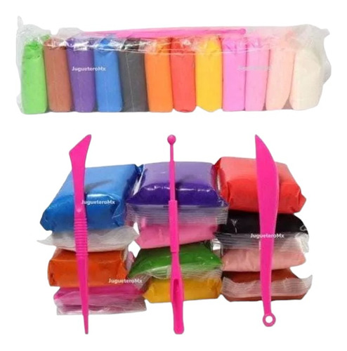 Pack De 36 Masas  Moldeable De Color Surtido Pa Niño/a