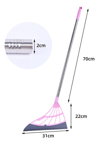 Escoba Barredora Diseño Desmontable Fácil De Raspar Compacta