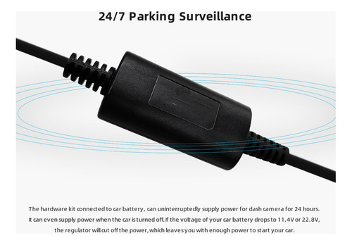 Cable De Vigilancia De Aparcamiento Para Youpin 4k A800 A800