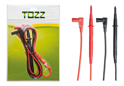 Imagem 1 de 3 de Jogo De Ponta De Prova De Multimetro Profissional Kit Com 10