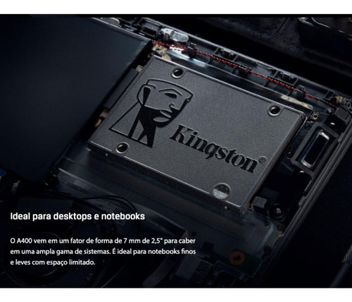 Ssd Disco Unidade De Estado Sólido 240gb Kingston