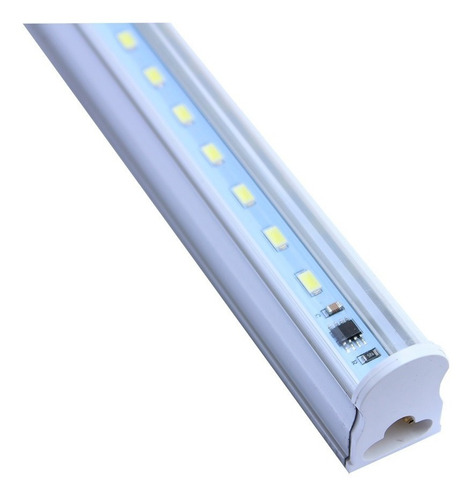 Tubo Led 9w T5 Con Base 60 Cms 127v 6 Piezas