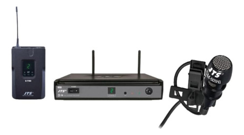 Sistema De Microfono Lavalier Jts E7r+e7tb+cm501