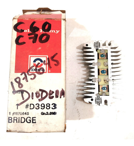 Diodera Alternador Chev C60 C70 D3983 Original Delco