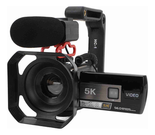 Videocámara Vlog Camera 5k Hd 56mp Con Pantalla Táctil De 3