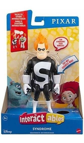 Pixar Interactables Syndrome Talking Action Figure