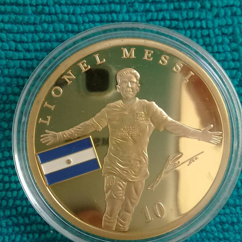 Medalla Messi Con La Seleccion De Argentina 