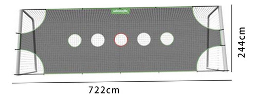 De Objetivo De Portería De Fútbol, Equipo De 722cmx244cm